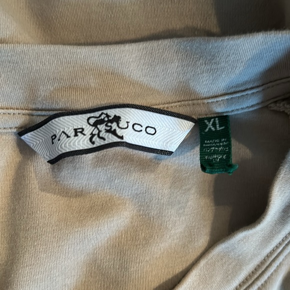 Parasuco T Shirt XL Metallic Silver & Tan - Picture 5 of 9